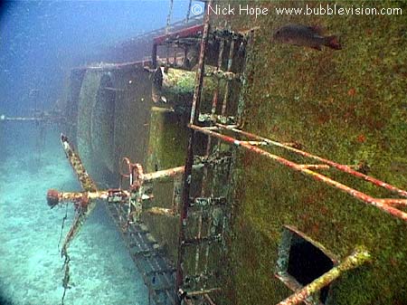 Chinese wreck deck, Similan Islands